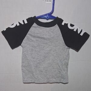 Pony Black and Gray Kids Tee